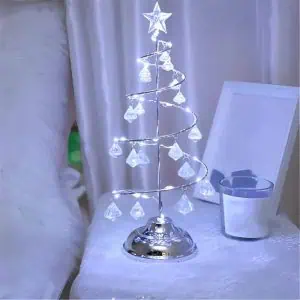 Arbre De Noel Blanc Lumineux 1