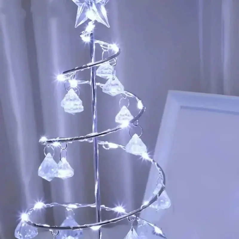 Arbre De Noel Blanc Lumineux 3