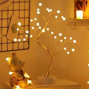 Arbre Lumineux Doré 1